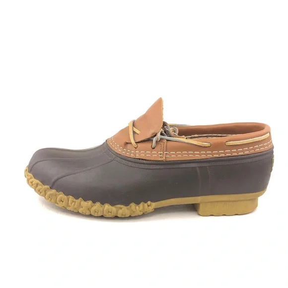 L.L.Bean新品モカシン9 M(D)Tan/brownMade in USA Vintage LL Bean Moc Toe Boots Made In The USA Men's Size 9 D